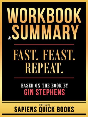 cover image of Workbook & Summary--Fast. Feast. Repeat.--Based On the Book by Gin Stephens